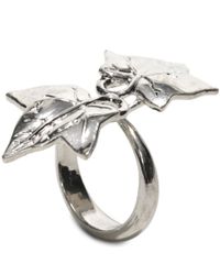 Alexander McQueen | Metallic Ivy Ring | Lyst