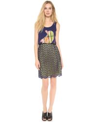 Carven | Blue Lace Skirt | Lyst