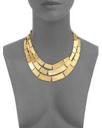 Kelly Wearstler | Metallic Medina Three-row Bib Necklace | Lyst