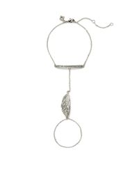 Rebecca Minkoff | Metallic Feather Hand Chain | Lyst