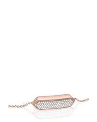 Monica Vinader | Metallic Diamond Baja Bracelet - Adjustable | Lyst