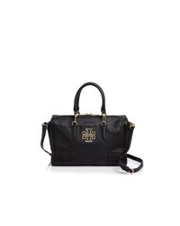 Tory Burch | Black Britten Satchel | Lyst