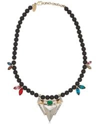 Iosselliani | Multicolor Geometric Floral Necklace | Lyst