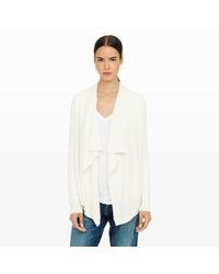 Club Monaco | Natural Aldrina Cashmere Cardigan | Lyst