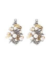 Tom Binns - Metallic Chaotic Pearl Earrings - Lyst