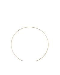 Ginette NY | Metallic Single Diamond Choker Necklace | Lyst