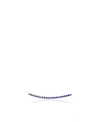 EF Collection | Curved Bar Cuff Earring With Blue Sapphires | Lyst