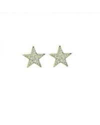 Tai | White Cz Star Stud | Lyst