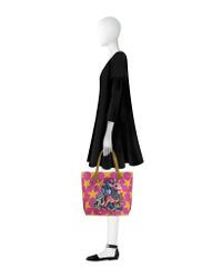 Vivienne Westwood - Metallic Printed Leather Tote Bag - Lyst