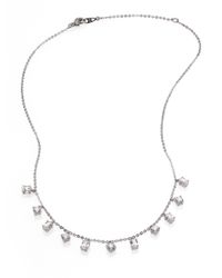 Adriana Orsini | Metallic Faceted Charm Necklace | Lyst