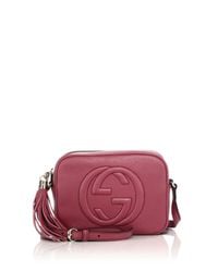 Gucci | Pink Soho Leather Disco Bag | Lyst