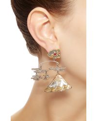 Sylvie Corbelin | Tourmaline and Pink Sapphire Volcano Mobile Earrings | Lyst