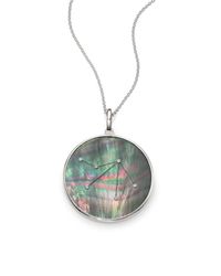 Ippolita | Black Shell, Diamond & Sterling Silver Zodiac Charm | Lyst