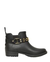 Colors Of California | Black 20Mm Rubber Ankle Boots | Lyst