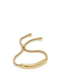 Monica Vinader | Metallic Essencia Friendship Bracelet | Lyst