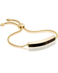 Monica Vinader | Black Baja Bracelet W/ Onyx | Lyst