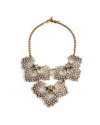 Lulu Frost - Metallic Cactus Flower Statement Necklace - Lyst