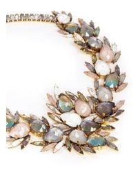 Erickson Beamon | Metallic 'sound Garden' Crystal Wreath Necklace | Lyst