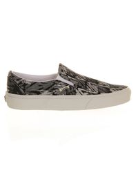 Vans | Black Classic Slip On for Men | Lyst
