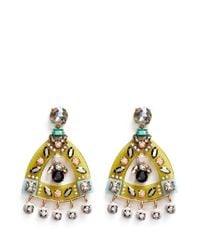J.Crew | Multicolor Lucite-and-crystal Earrings | Lyst