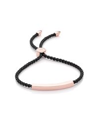 Monica Vinader | Pink Linear Friendship Bracelet | Lyst