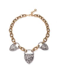 Lulu Frost | Metallic Blackheart Necklace | Lyst