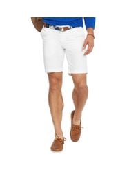 Polo Ralph Lauren | White Straight-fit Pima Chino Short for Men | Lyst