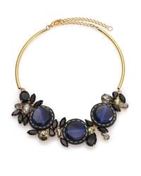 Marni | Blue Floral Collar Necklace | Lyst