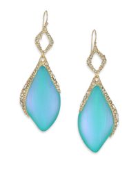 Alexis Bittar | Blue Desert Jasmine Lucite & Crystal Marquis Double-drop Earrings | Lyst