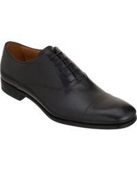 Prada Black Cap Toe Balmoral for men