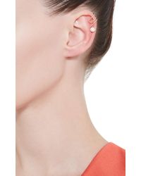 Fallon | Metallic Astro Gold And Pearl Spiral Ear Cuff Set | Lyst