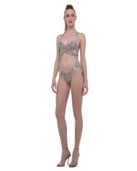 Norma Kamali | Multicolor Halter Cross Mio | Lyst