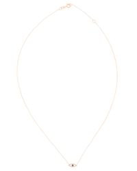 Diane Kordas | Metallic Sapphire Evil Eye Necklace | Lyst
