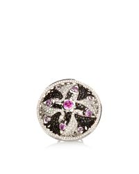 Sybarite | Metallic Dancing Leda Ring In 18K White Gold | Lyst