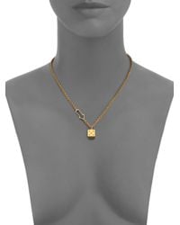 Marc By Marc Jacobs | Metallic Dicey Bow Tie Necklace | Lyst