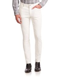 Michael Kors | Natural Slim-fit Corduroy Pants for Men | Lyst