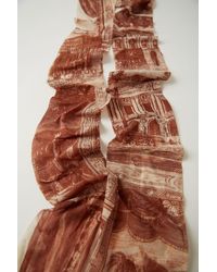 Acne Fn-wn-trou000150 Beige/brown Printed Tights