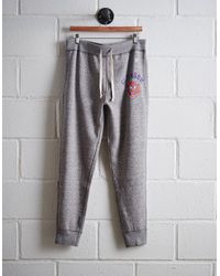 Tailgate Gray Men's Clemson Slim Fleece Sweatpant for men