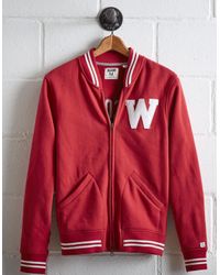 Tailgate Red Men's Wisconsin Bomber Jacket for men