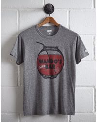 Tailgate Gray Men's Wando's Bar T-shirt for men