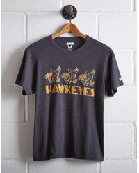 Tailgate Gray Men's Iowa Hawkeyes T-shirt for men