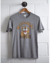 Tailgate Gray Men's Missouri Tigers T-shirt for men