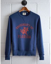 Tailgate Blue Men's Florida Crew Sweatshirt for men