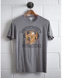 Tailgate Gray Men's Missouri Tigers T-shirt for men