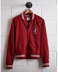 Tailgate Red Women's Stanford Bomber Jacket