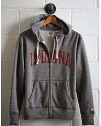 Tailgate Gray Men's Indiana Zip-up Hoodie for men