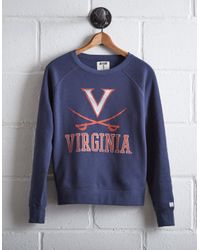 Tailgate Blue Women's Uva Cavaliers Crew Sweatshirt