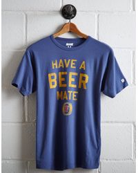 Tailgate Blue Men's Foster's T-shirt for men