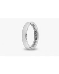 Tateossian - Metallic Engagement Ring In 18k White Gold With White Diamonds for Men - Lyst