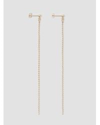 Alice Eden - Metallic Ball Drop Earrings Gold - Lyst